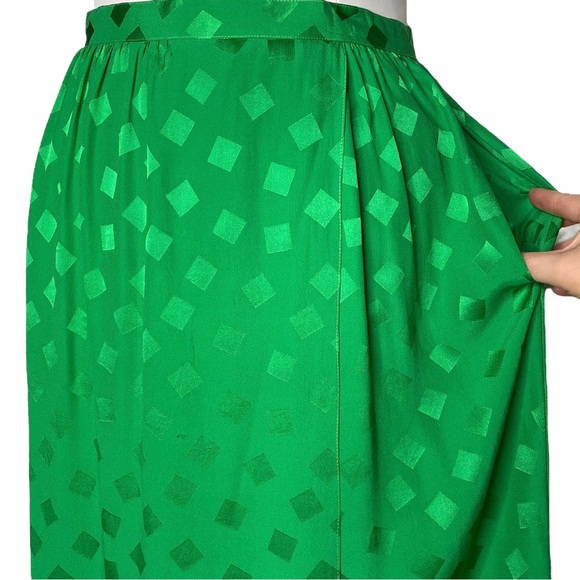 Vintage Levirno Verna Faux Wrap Midi Skirt - Picture 7 of 11